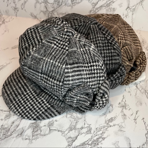 Dark Gray Cabbie Had, Sided Bow - Picture 6 of 6